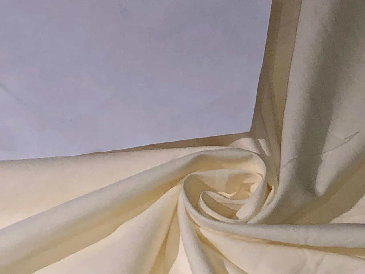 100%  Cotton Poplin IVORY CREAM   58" WIDE [16788]