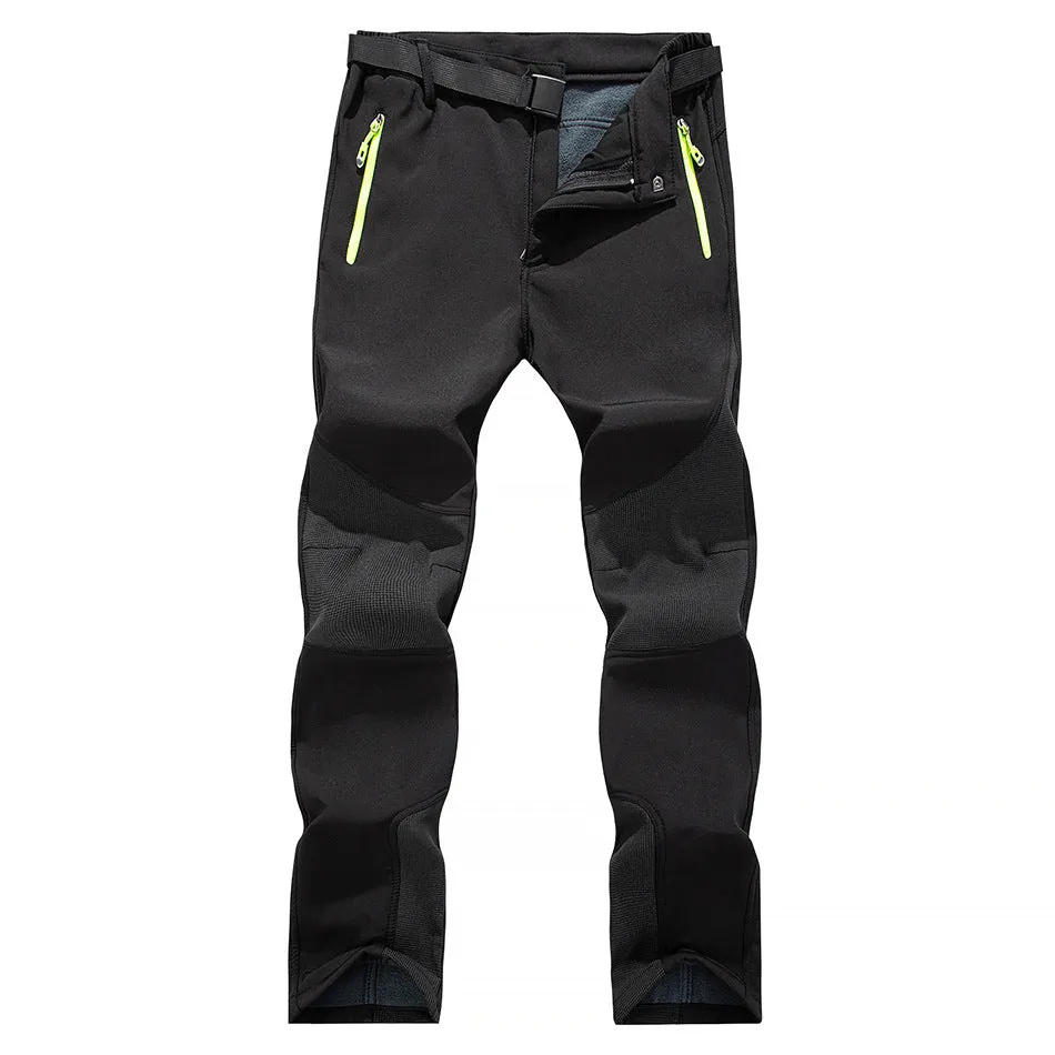 21 Fall Winter Couple Outdoor Windproof Waterproof Warmth Hiking Pants