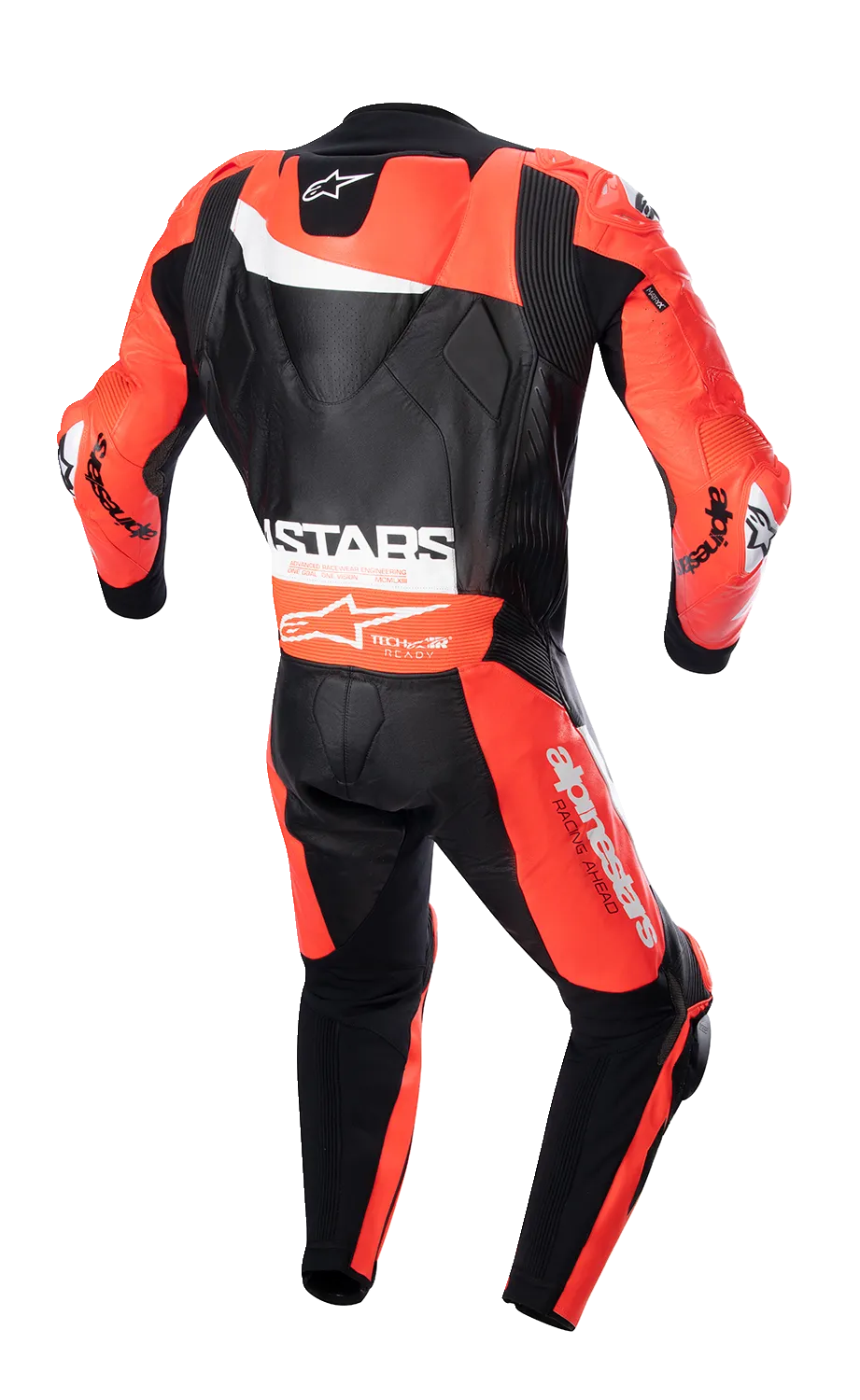 ALPINESTARS GP Plus v4 Leather Suit - Black/Red Fluo/White - US 40 / EU 50 3150523132150