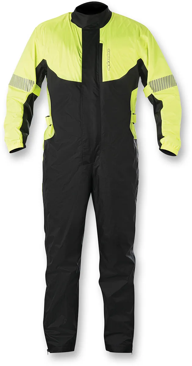 ALPINESTARS Hurricane Rainsuit - Yellow Fluorescent/Black - Small 3264617-551-S