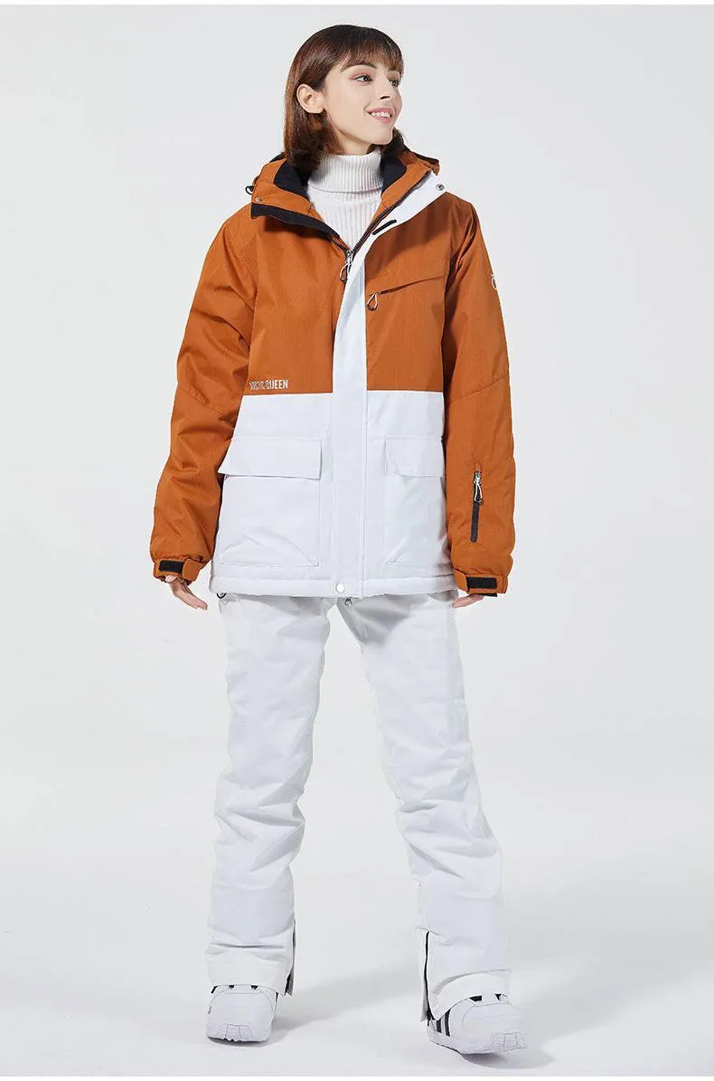 ARCTIC QUEEN Unisex Blizzard Tan Ski Suit