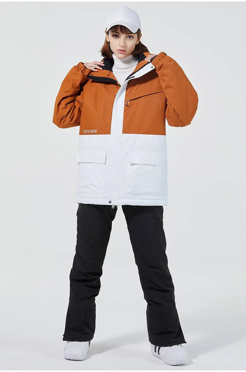 ARCTIC QUEEN Unisex Blizzard Tan Ski Suit