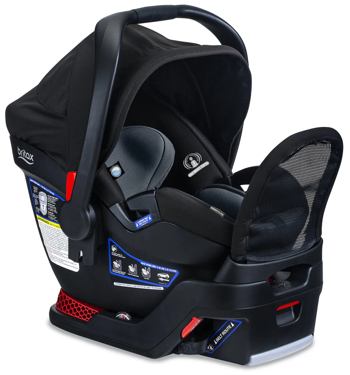 Britax 2019 Endeavours Infant Car Seat - Otto Safewash (Flame Retardant-Free)