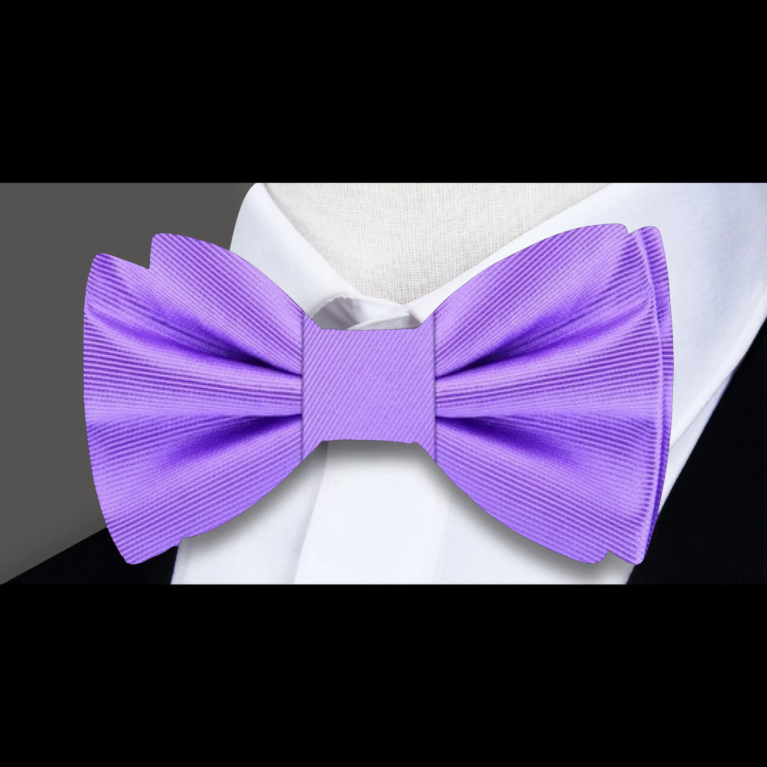 Business Lined Bow Tie