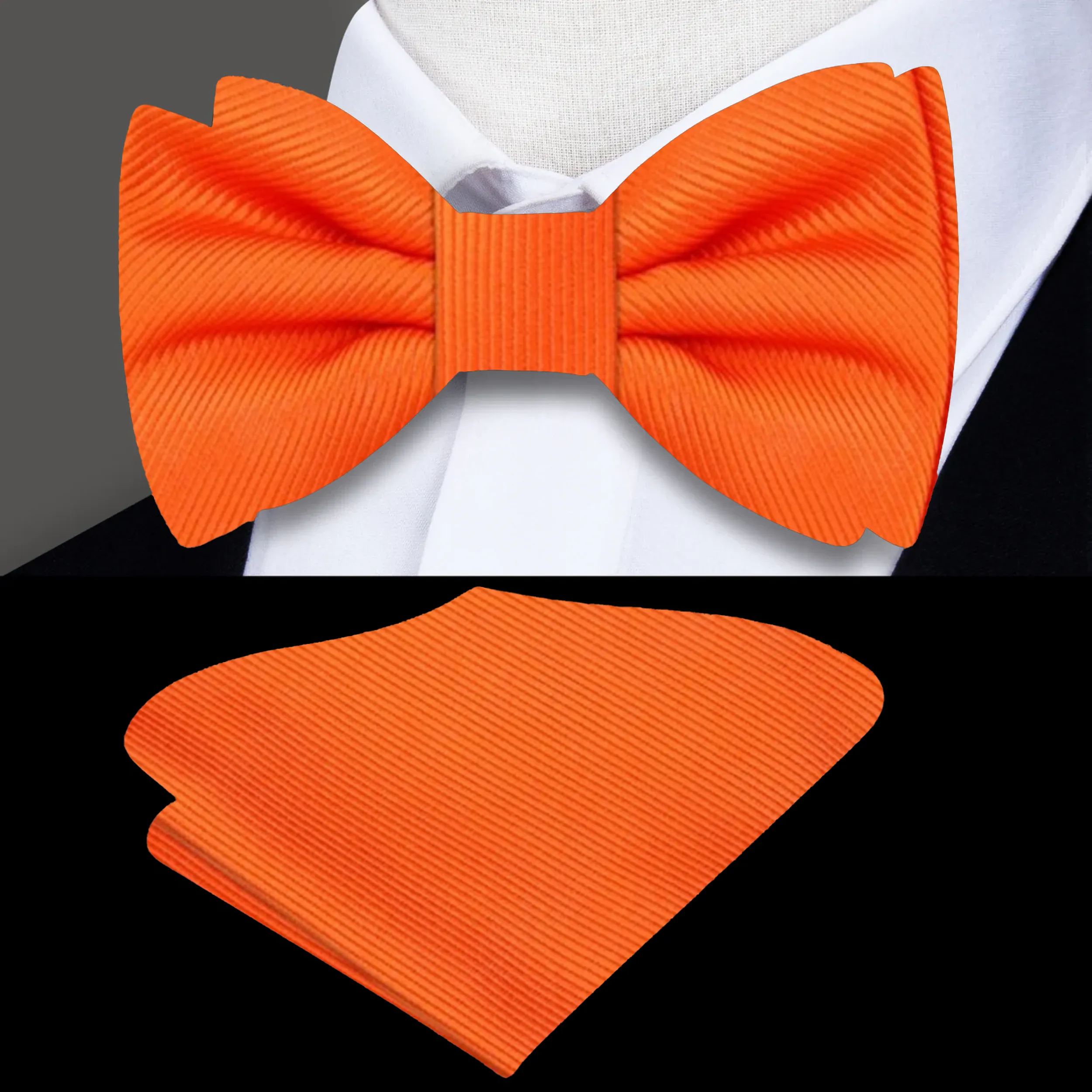 Business Lined Bow Tie