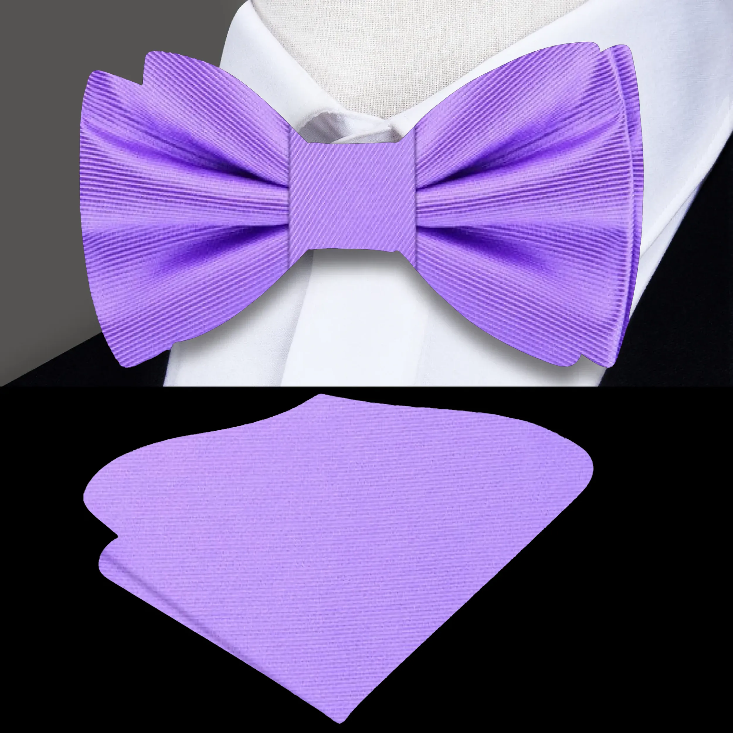 Business Lined Bow Tie