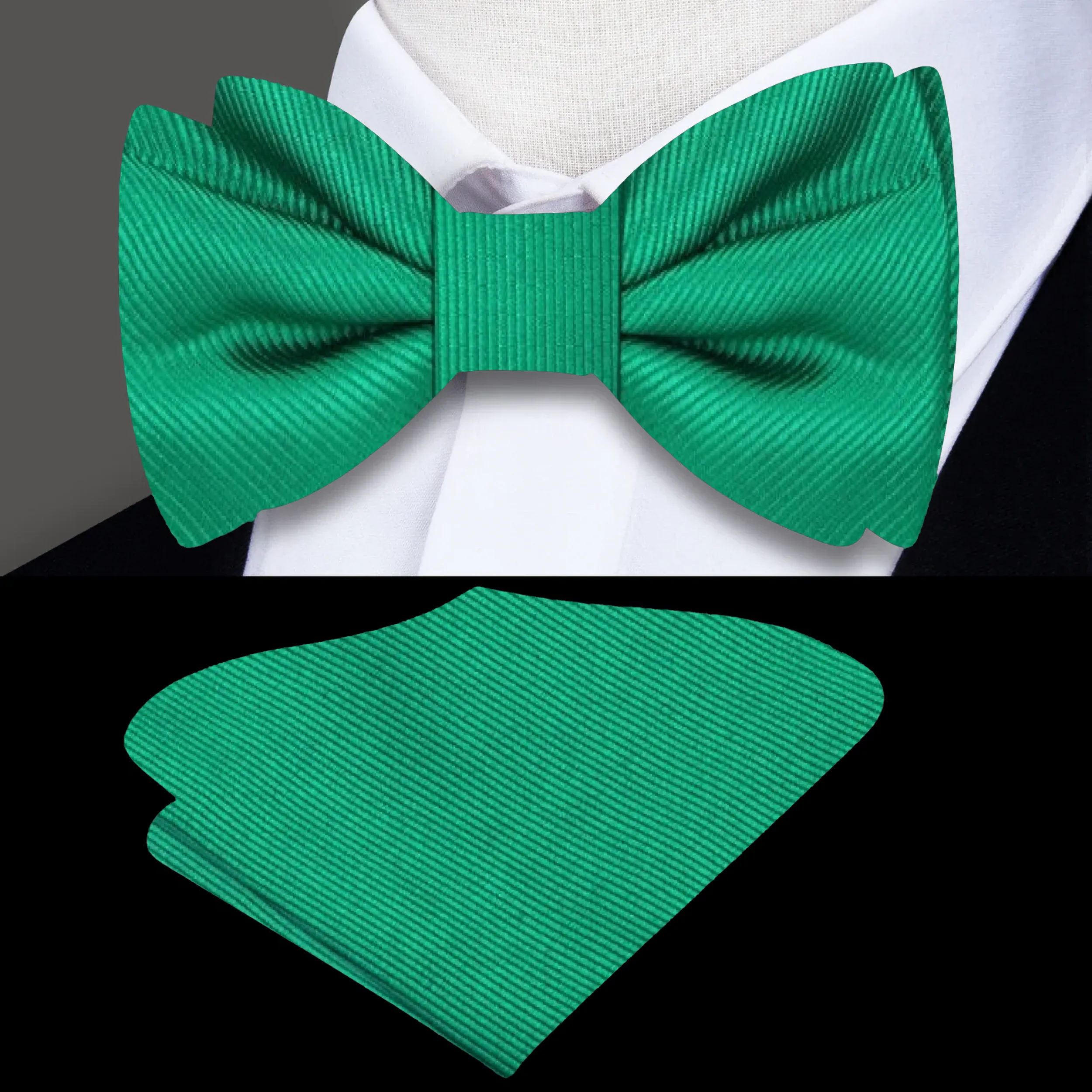 Business Lined Bow Tie