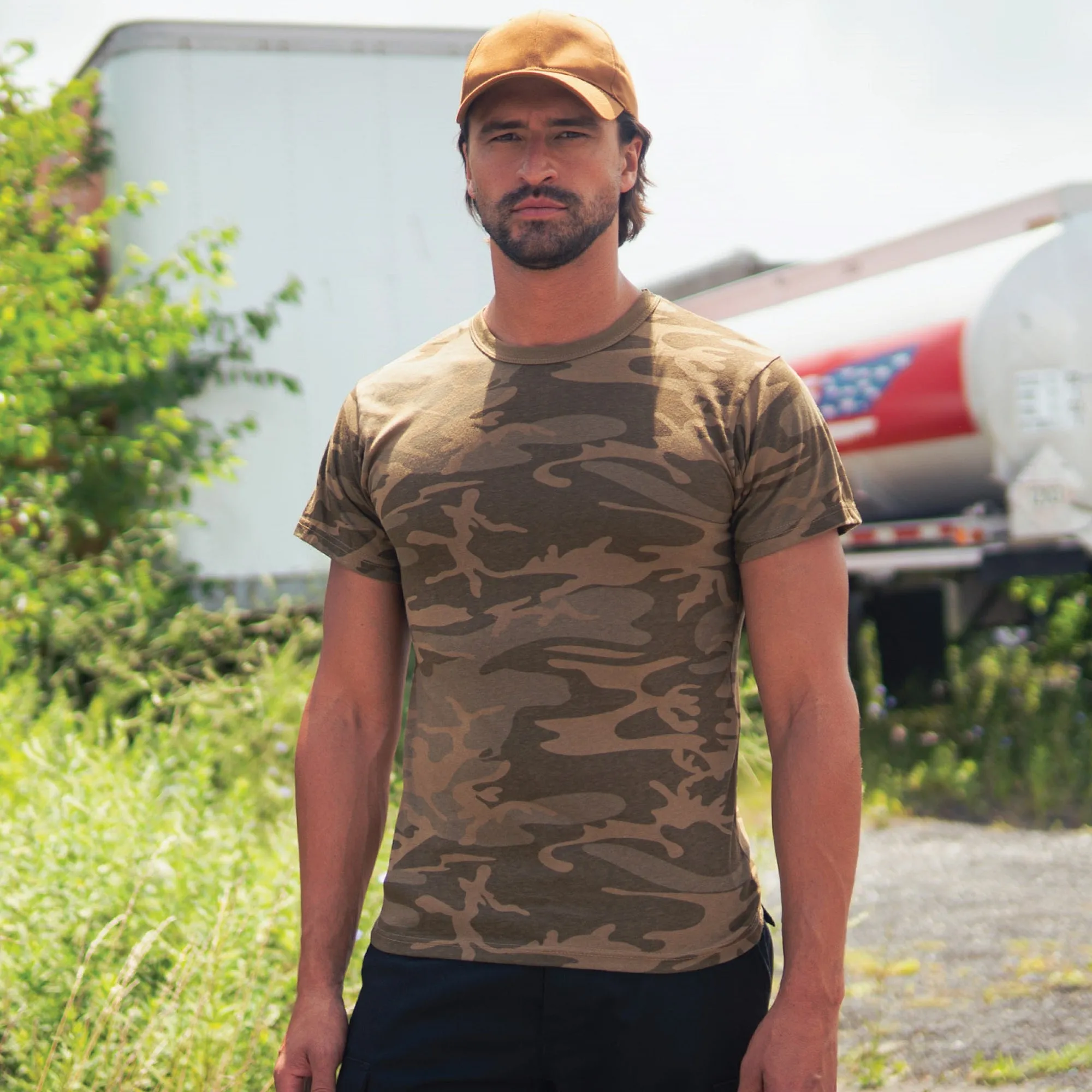 Camo Poly/Cotton T-Shirts