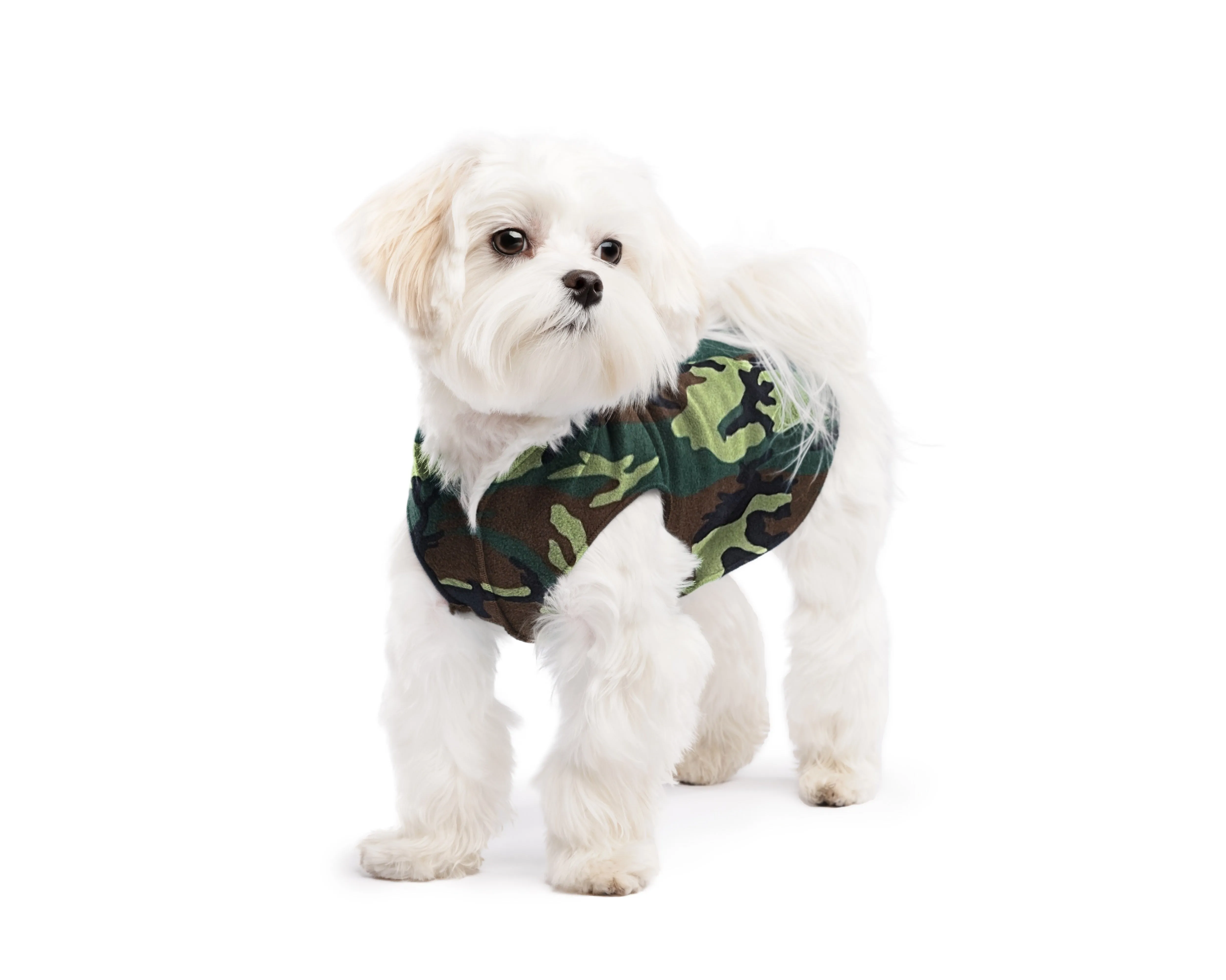 camo stretch fleece