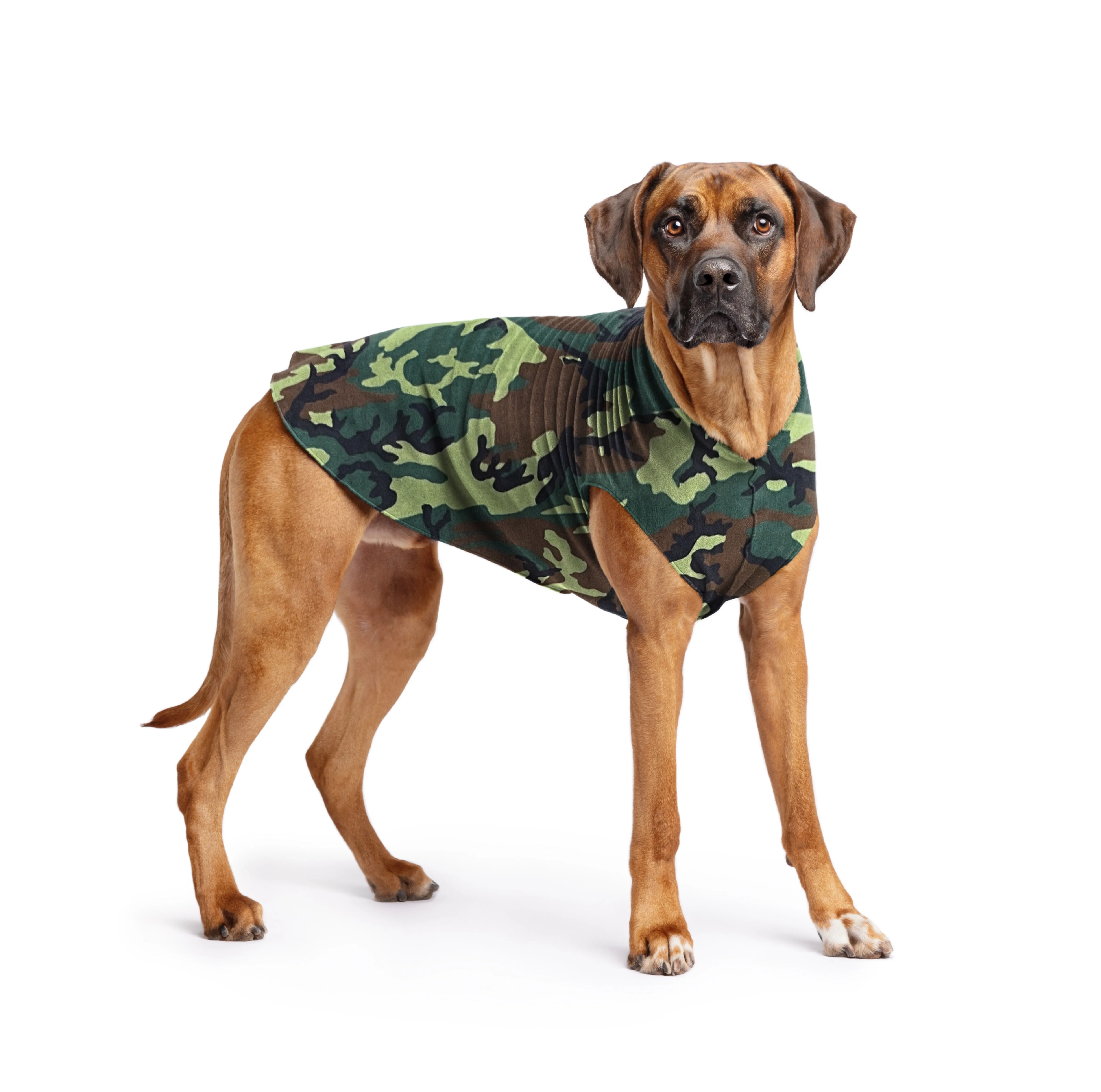 camo stretch fleece