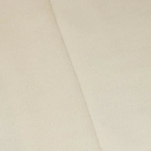 Cream Ivory Tubular French Terry Knit Fabric