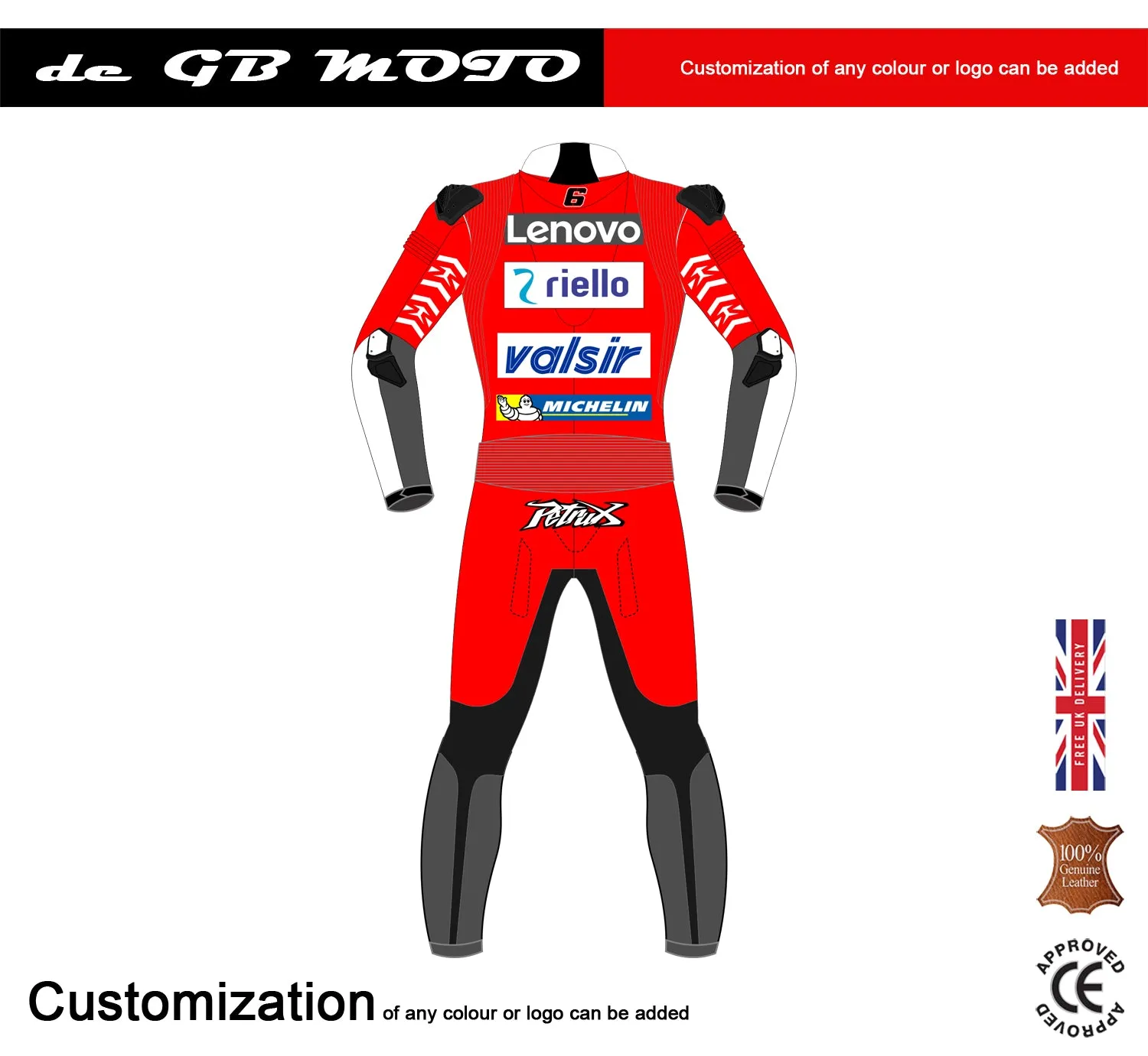 DANILO PETRUCCI DUCATI RACE SUIT MOTOGP 2020