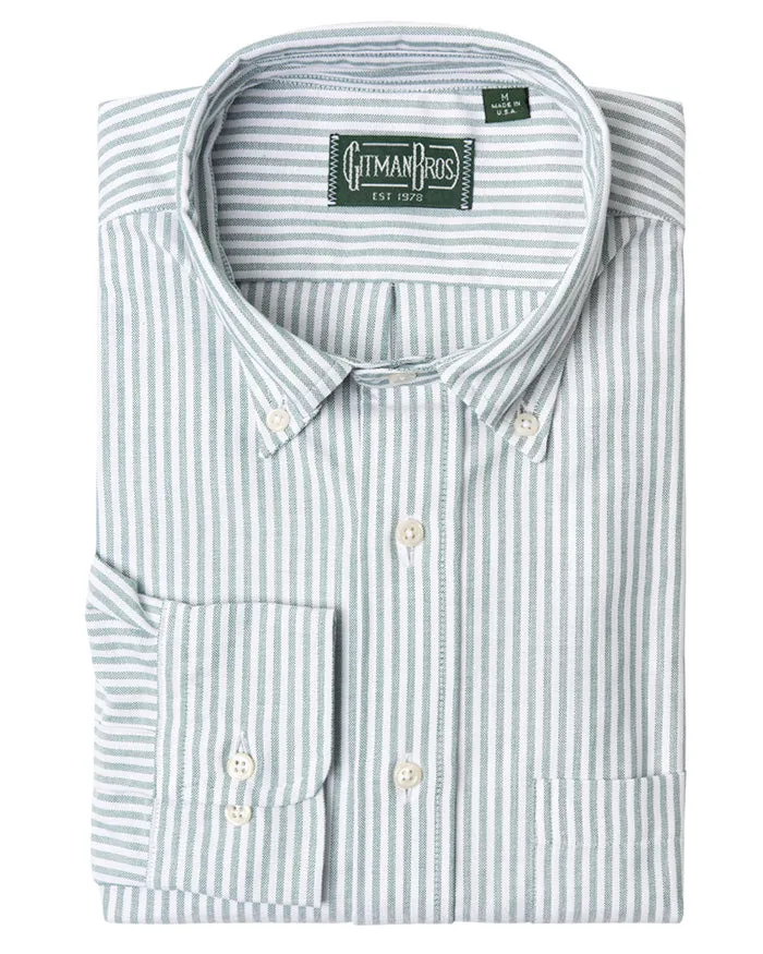 Green Stripe Oxford