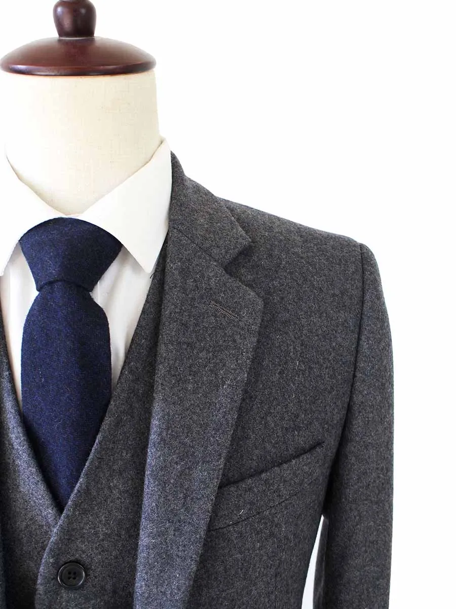 GREY TWILL TWEED 2 PIECE SUIT