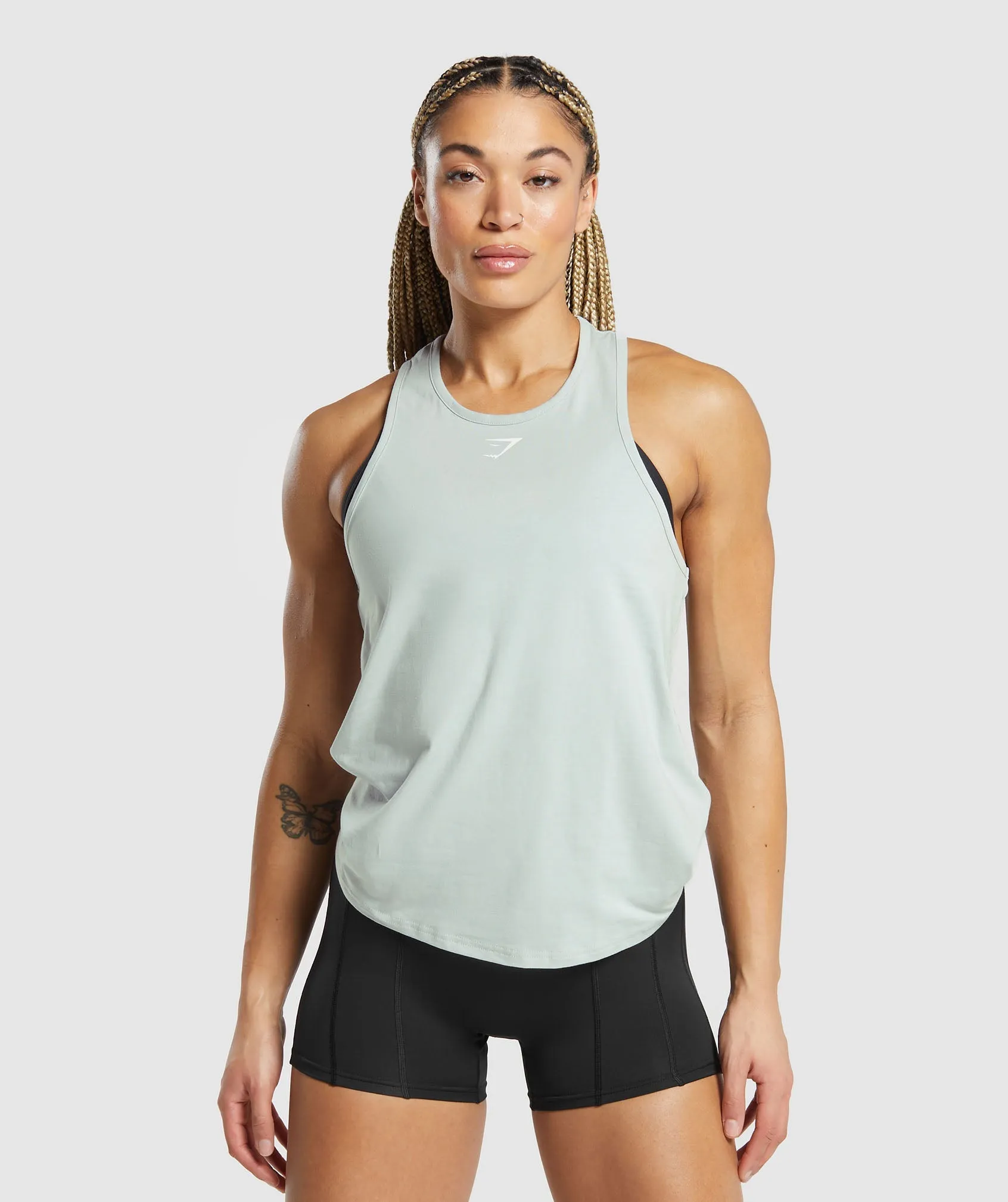 Gymshark Training Cotton Tank - Light Grey