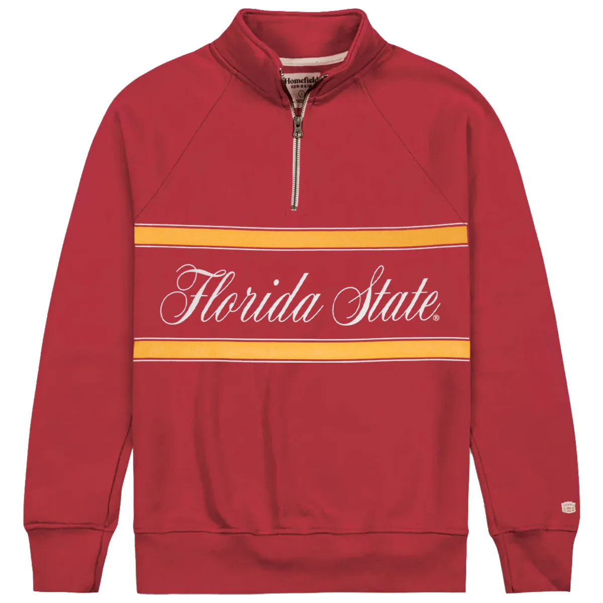 Homefield Men's Vault Florida State Design 1/4 Zip Fleece - Crimson