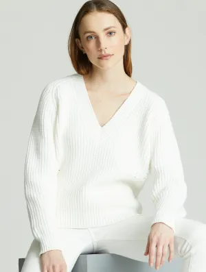 Keaton Sweater - White