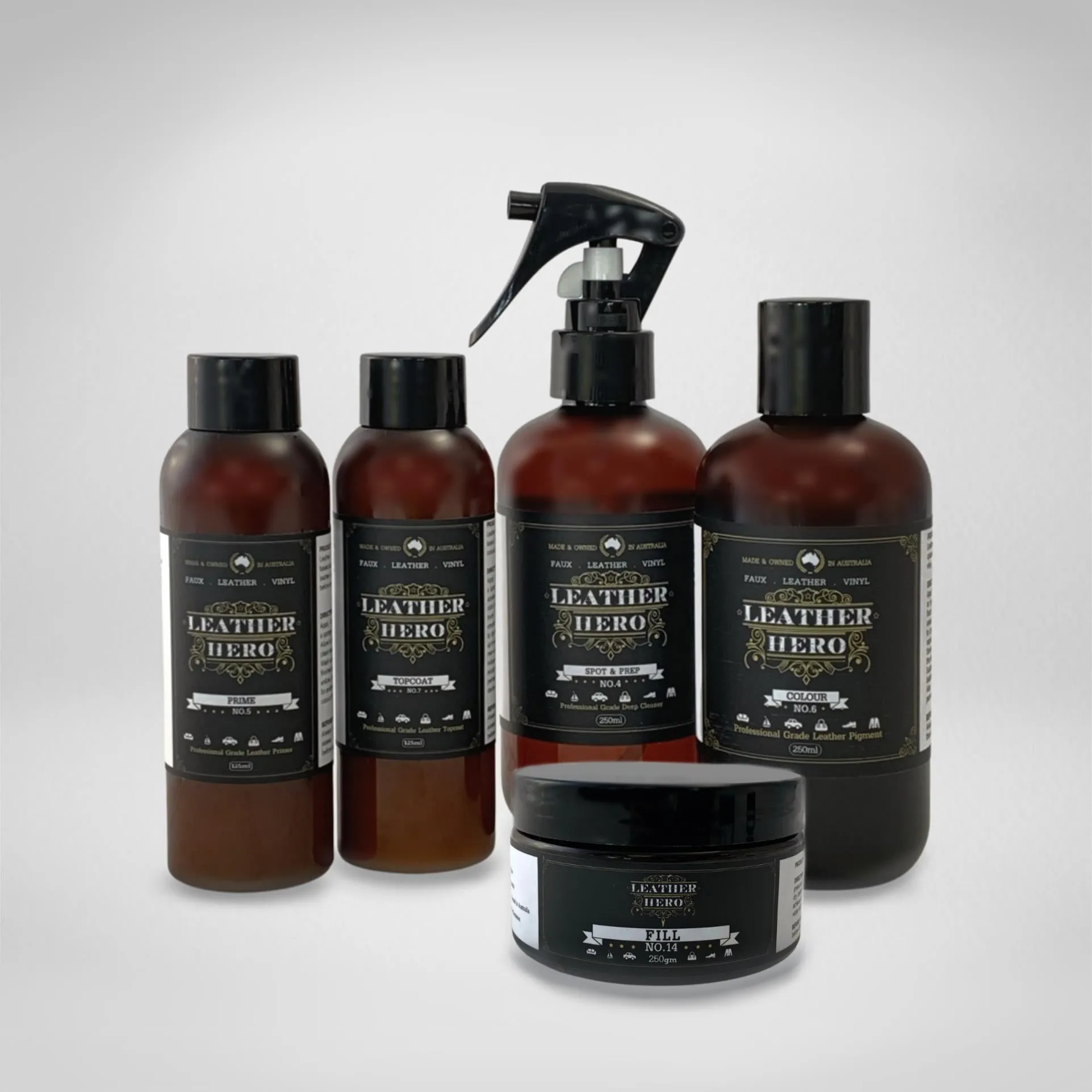 Leather Repair & Recolour Kit - Aniline Nutmeg