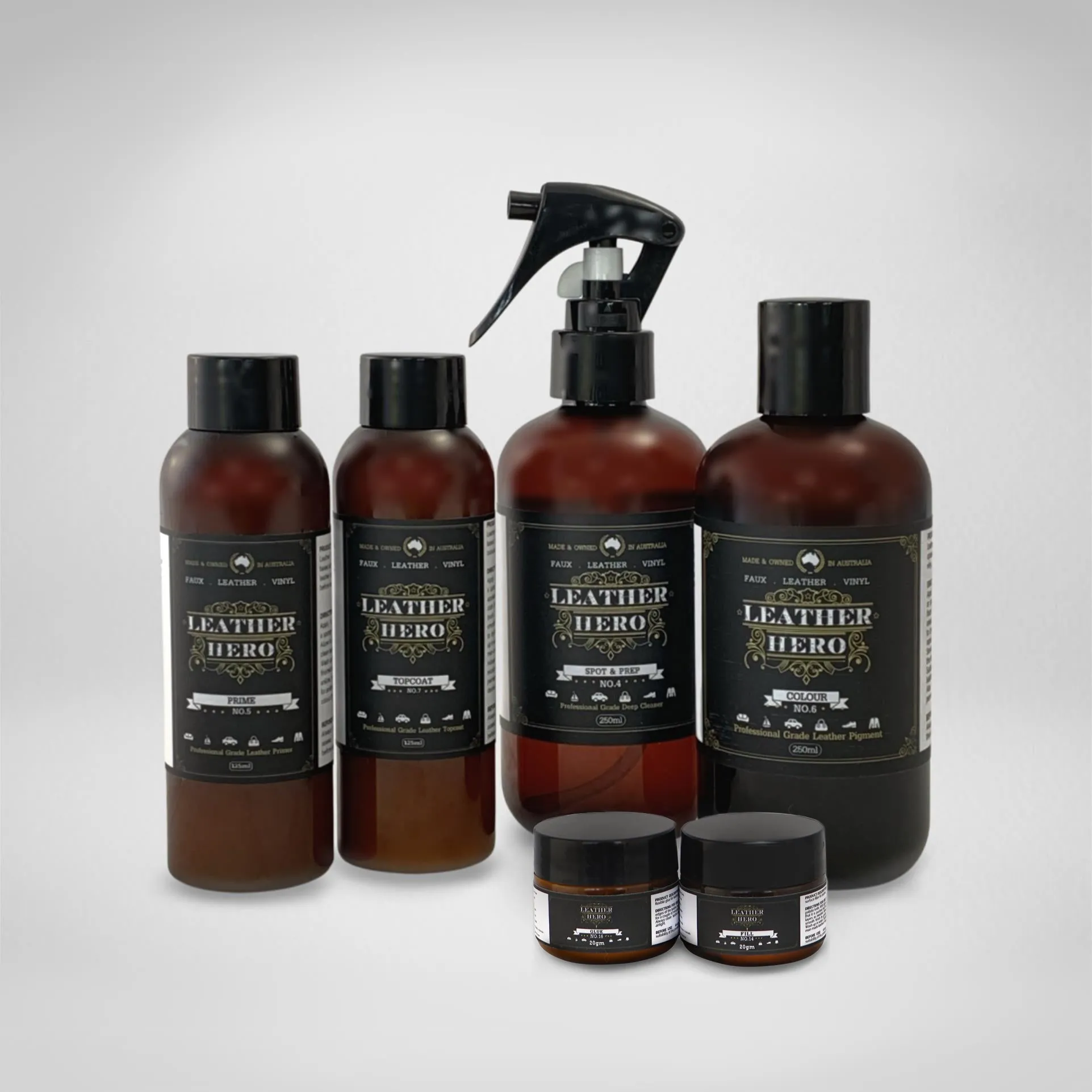 Leather Repair & Recolour Kit - Aniline Nutmeg