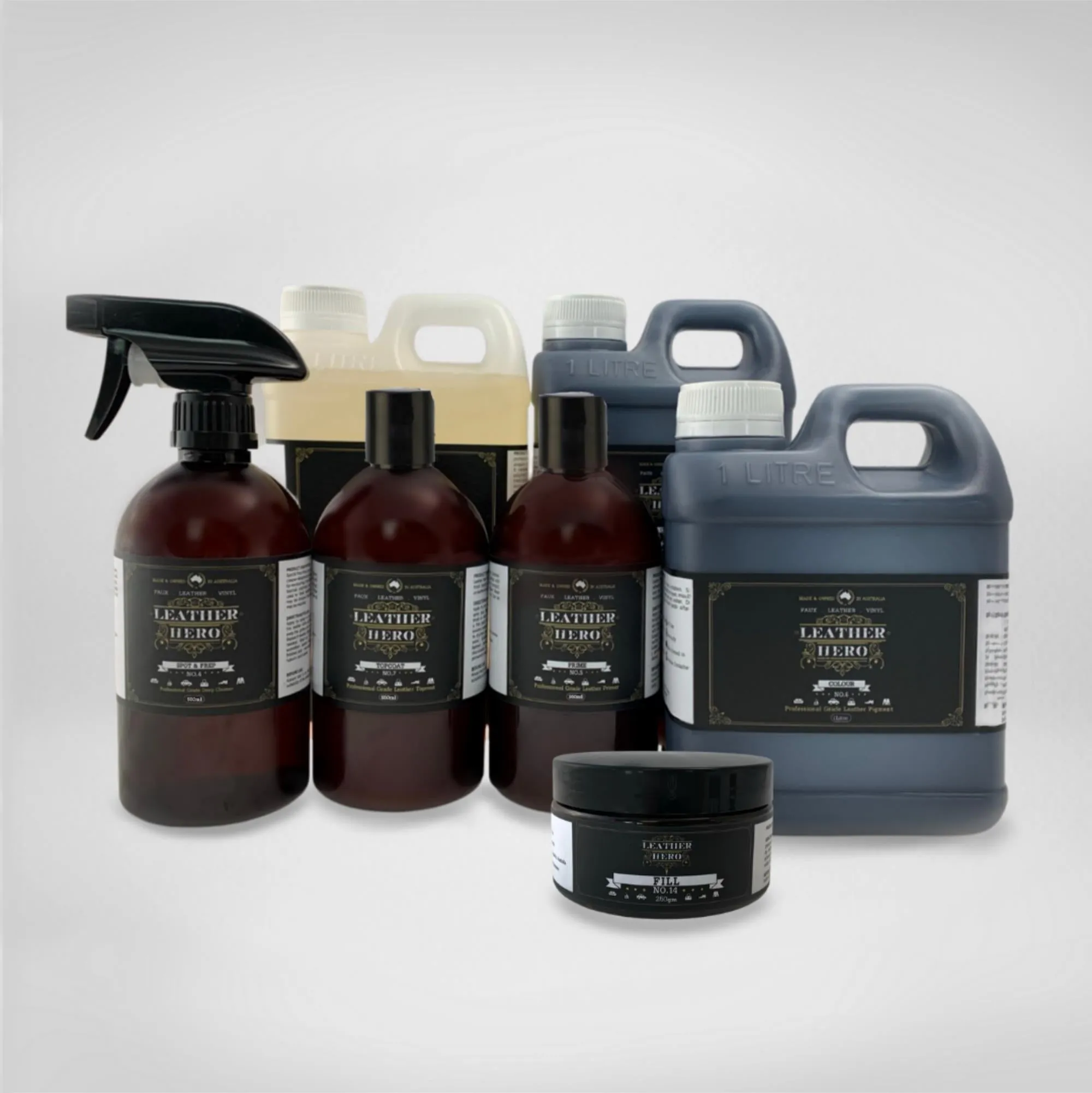 Leather Repair & Recolour Kit - Aniline Nutmeg