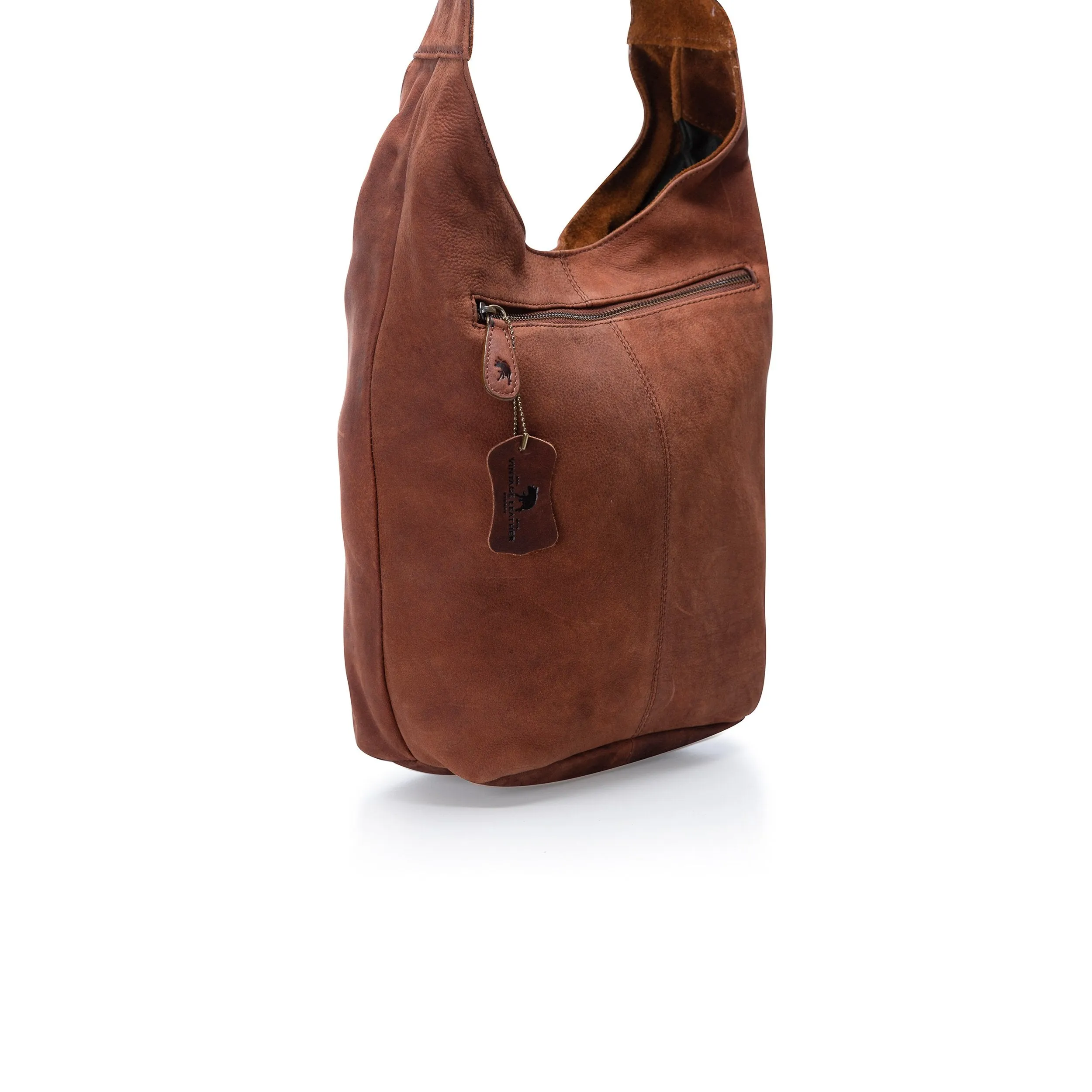 Leather Tote Bag - Havana