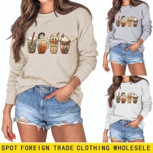 Loose Autumn and Winter Bottoming Long-sleeved Tops Women's Large Size Sweater