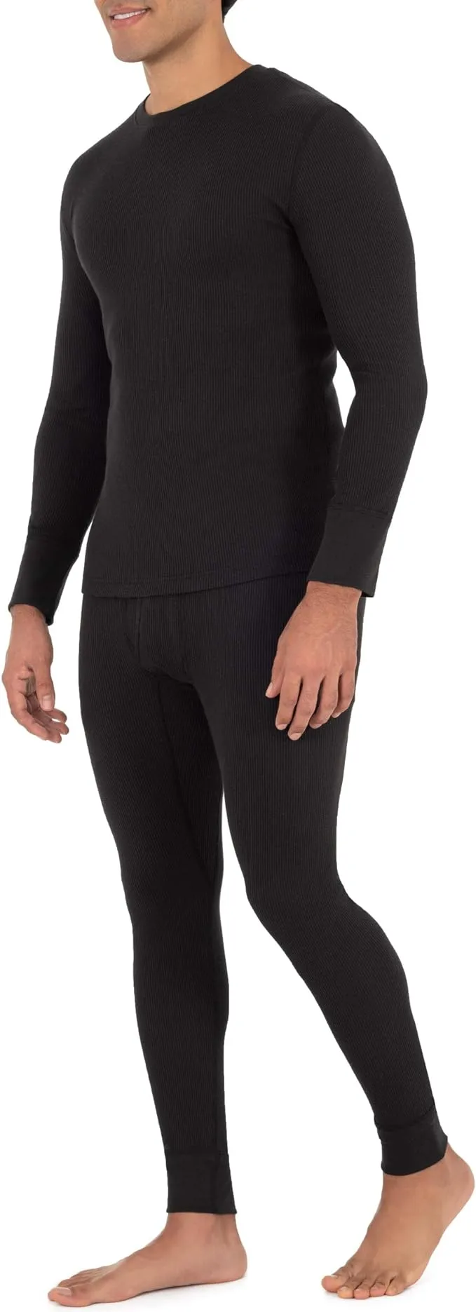 Magic Collection Men's Thermal 2 Piece Set - Black