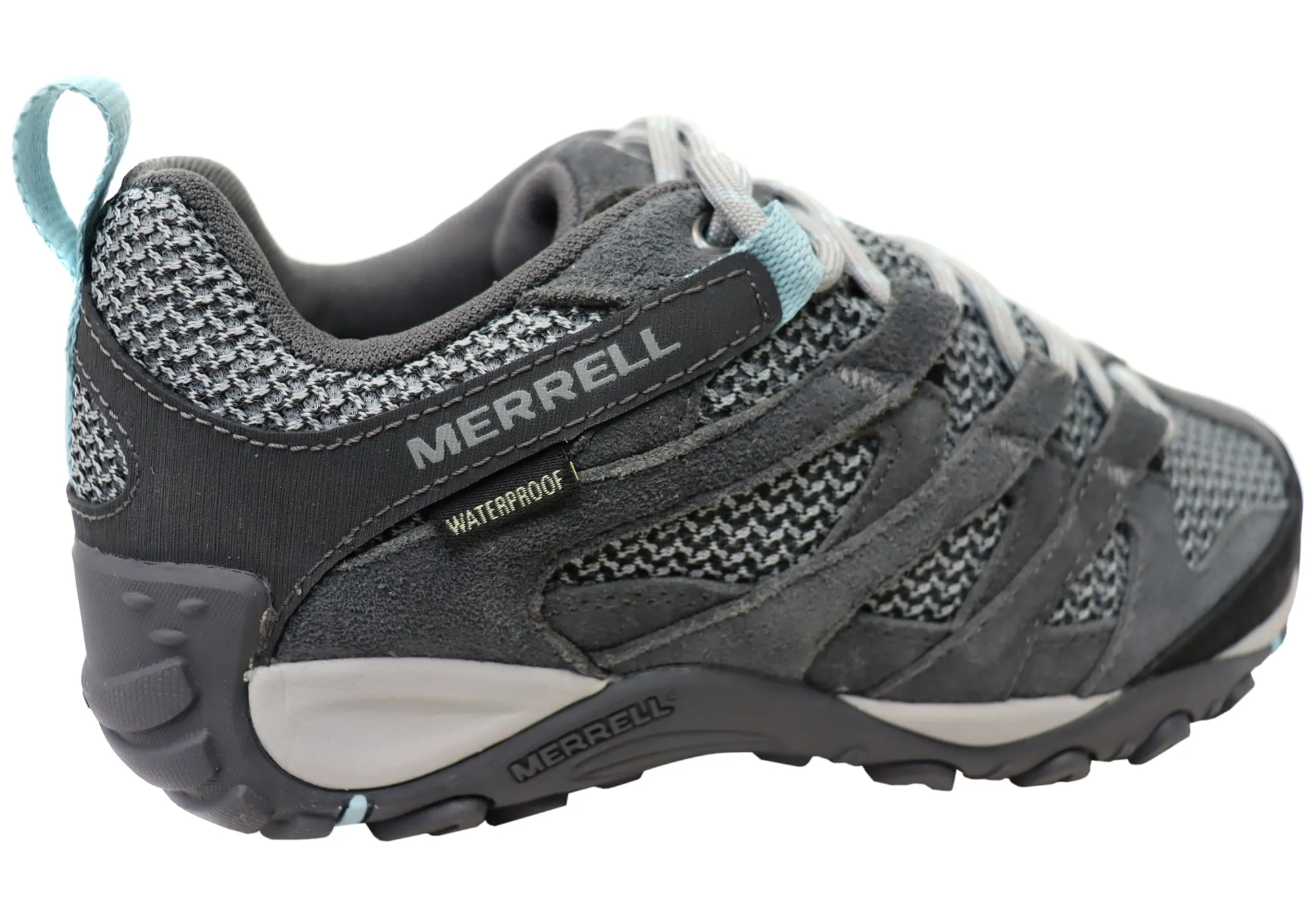 Merrell Womens Alverstone Waterproof Comfortable Leather Hiking Shoes