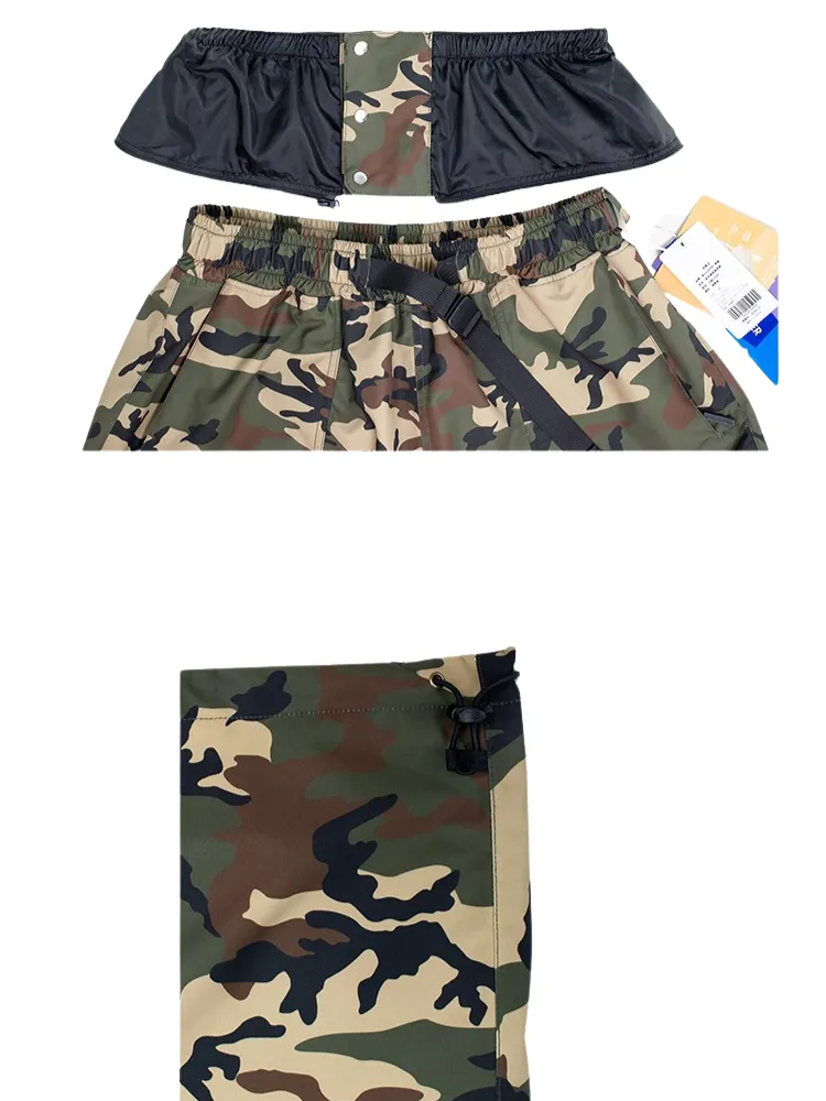 Molocoster Camouflage Baggy Snow Pants - Unisex