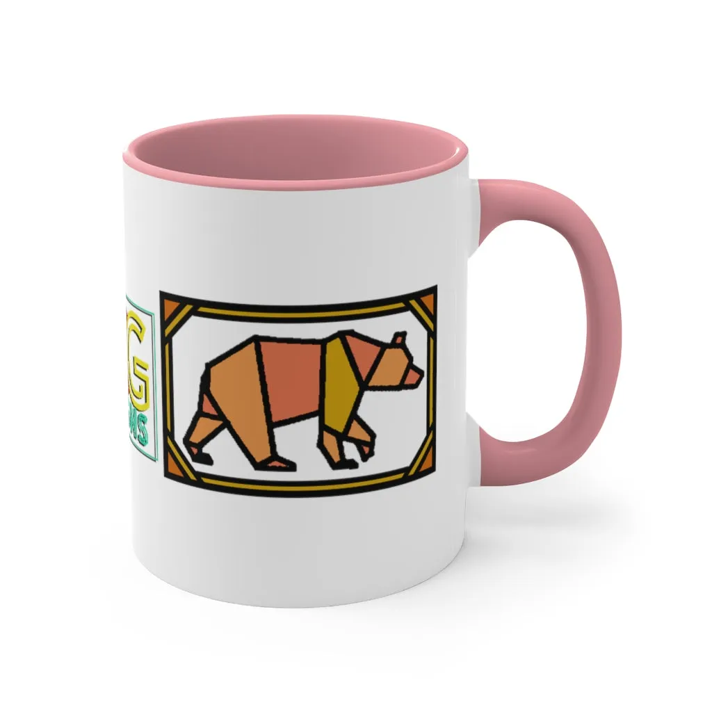 Orange Box Bear Accent Coffee Mug, 11oz