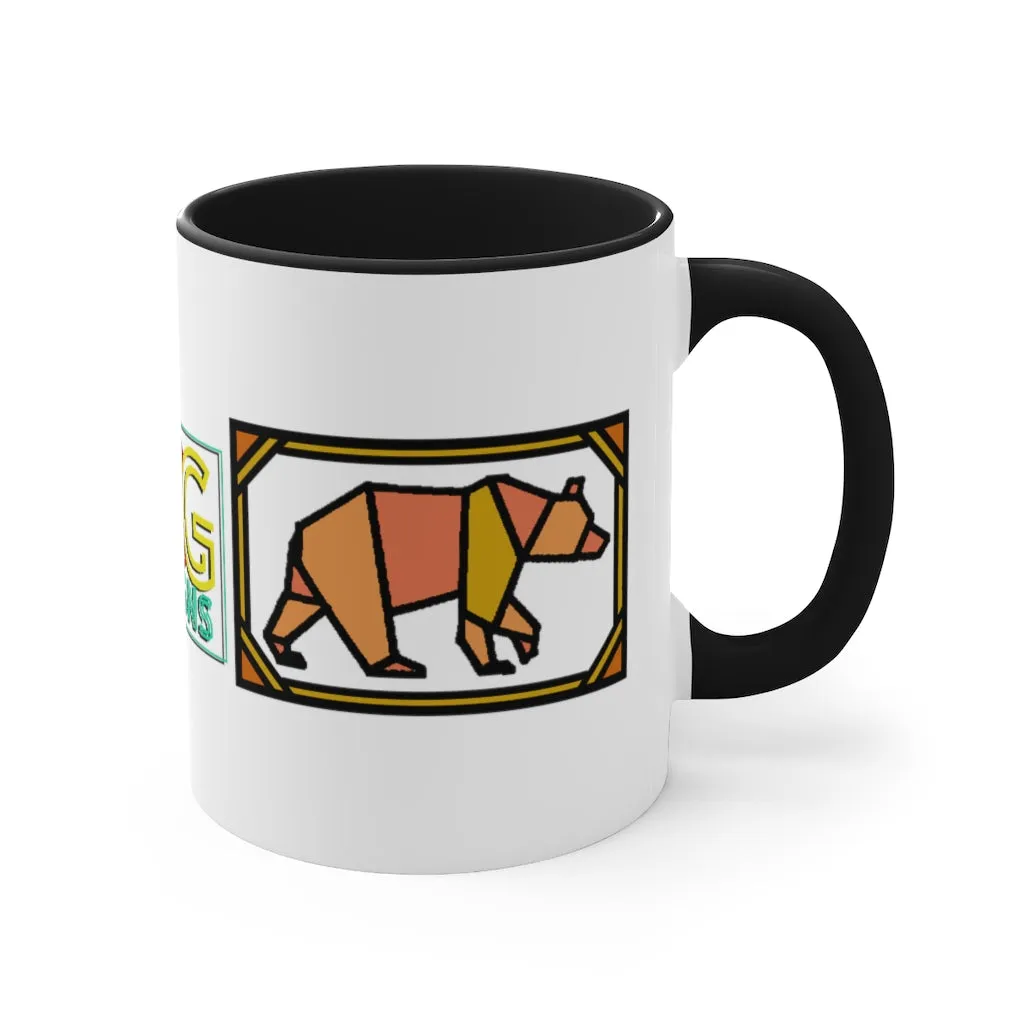 Orange Box Bear Accent Coffee Mug, 11oz