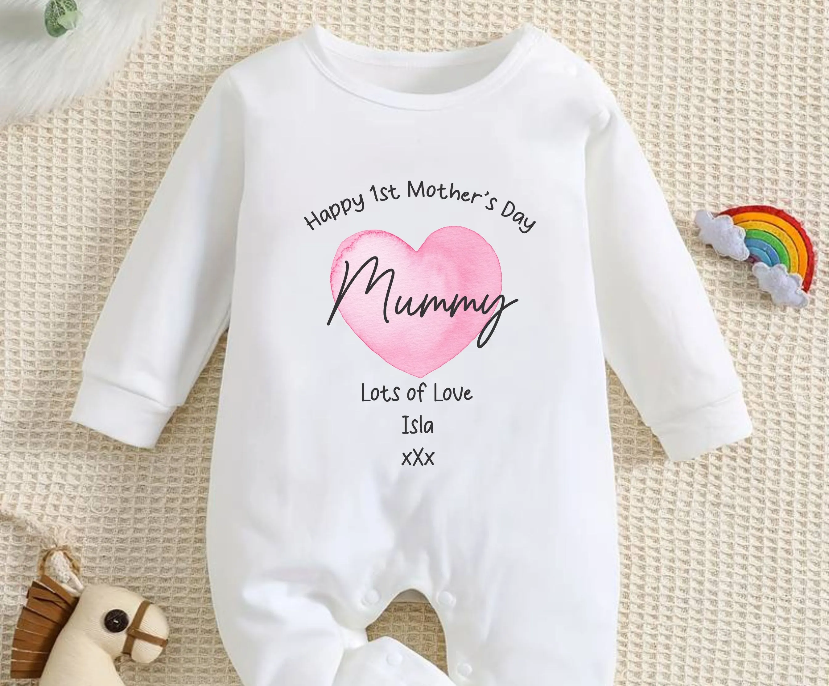 Our First Mother's Day Together Baby Outfit (First Mother's Day 1st Mother's Day Mummy Mum Mother's Day l New Mum Gift)