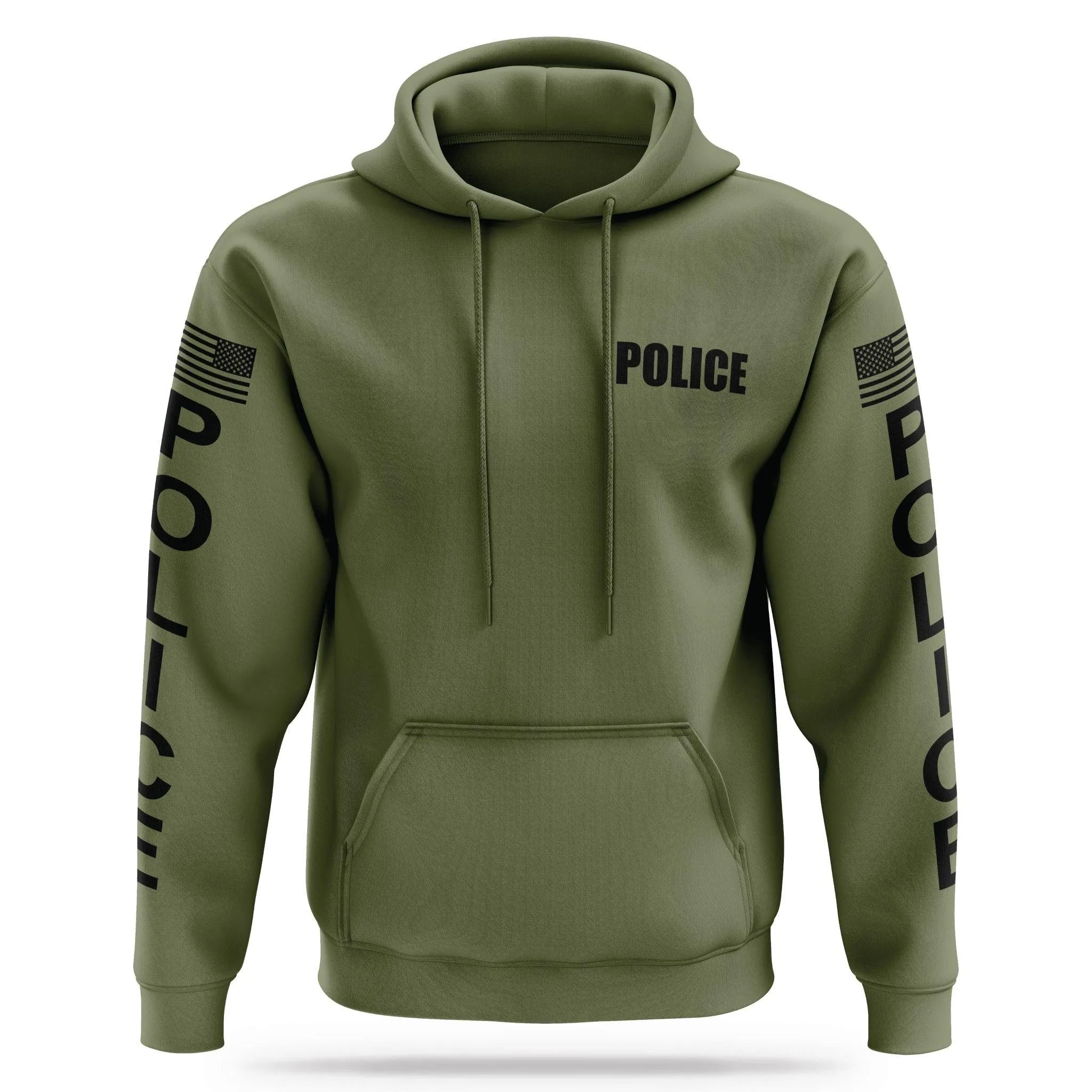 [POLICE] Performance Hoodie 2.0 [GRN/BLK]