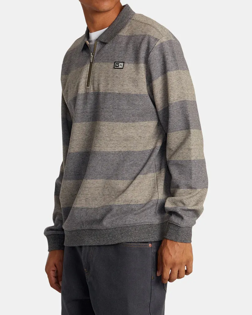 RVCA Eraser Half Zip Sweatshirt