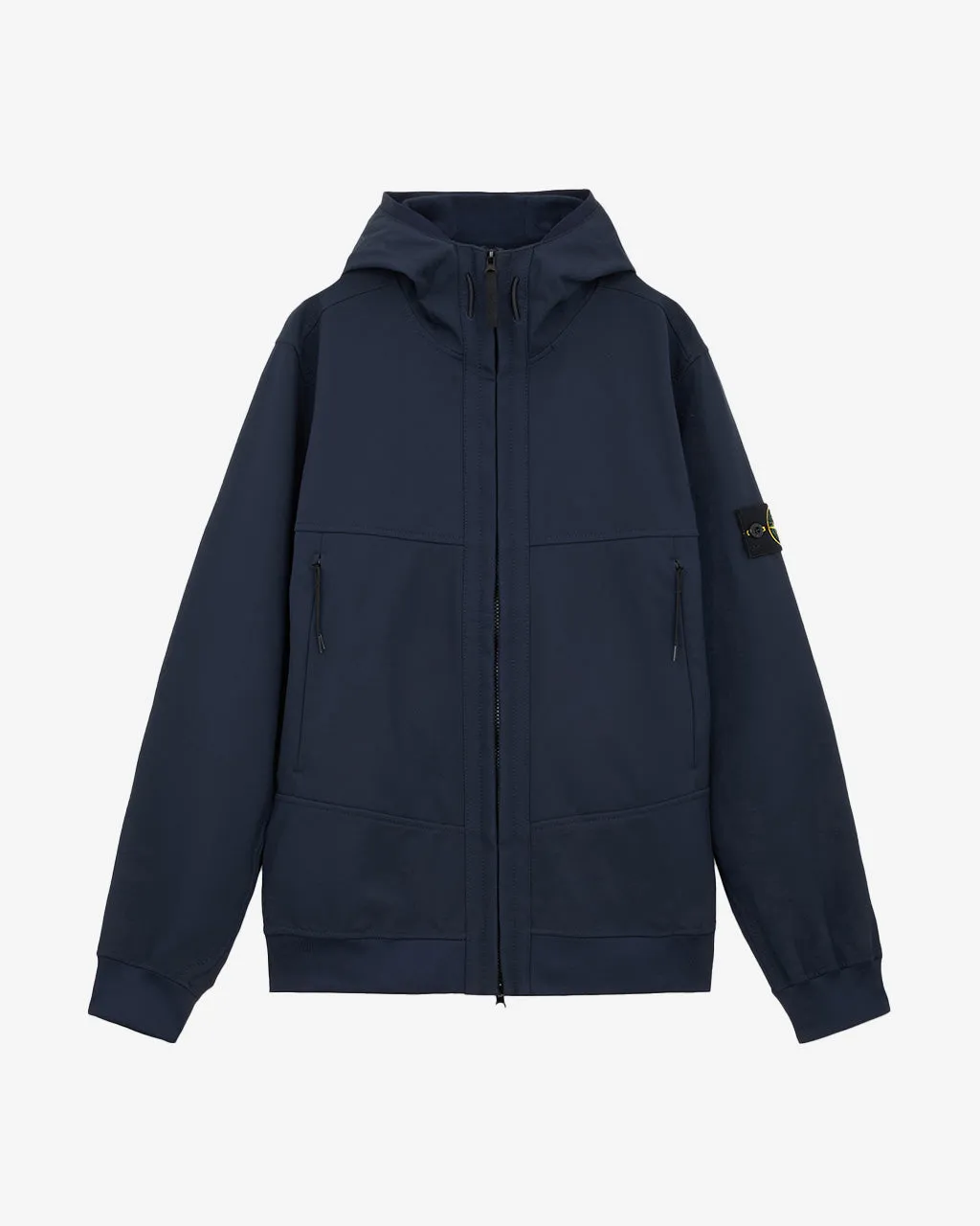 Soft Shell-R_E.DYE® Tech Hooded Jacket Navy Blue