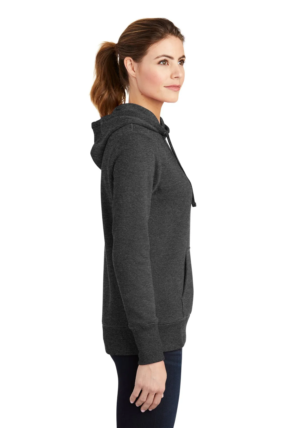 Sport-Tek Ladies Pullover Custom Hooded Sweatshirts, Graphite Heather