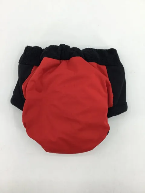 Super Undies Child Size 4 Red Solid Training Cloth Diaper