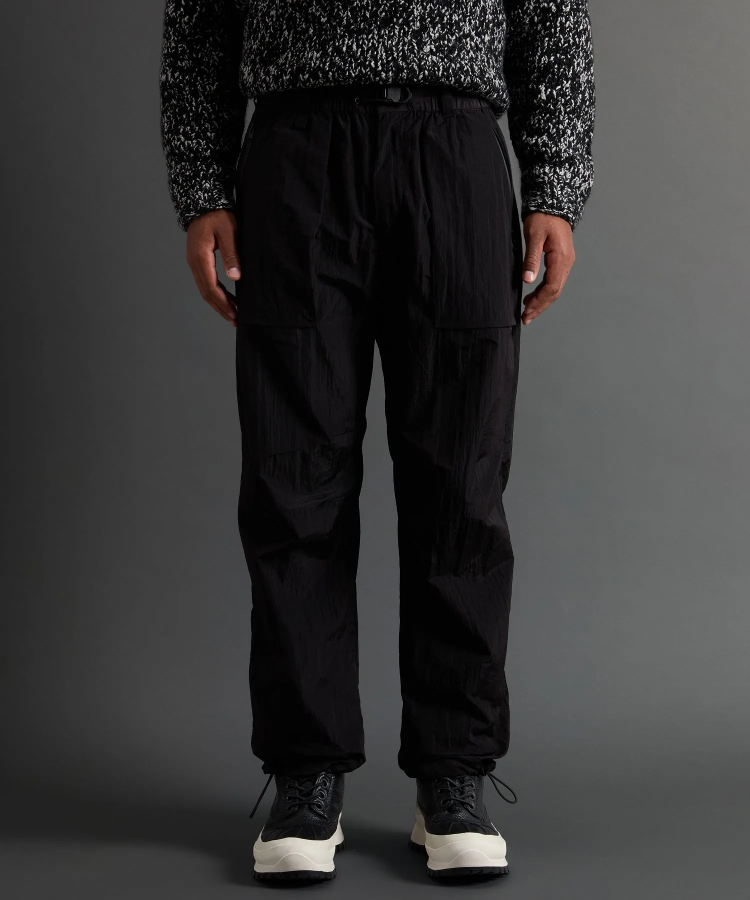 Todd Snyder X Woolrich Ripstop Tech Camp Pant in Black