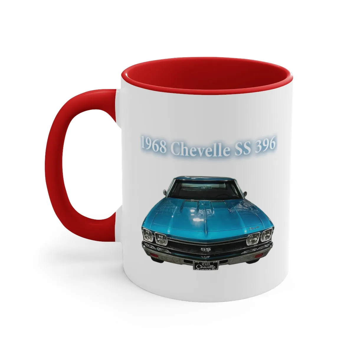 Tripoli Turquoise Chevelle 1968 SS 396 Accent Coffee Mug, 11oz