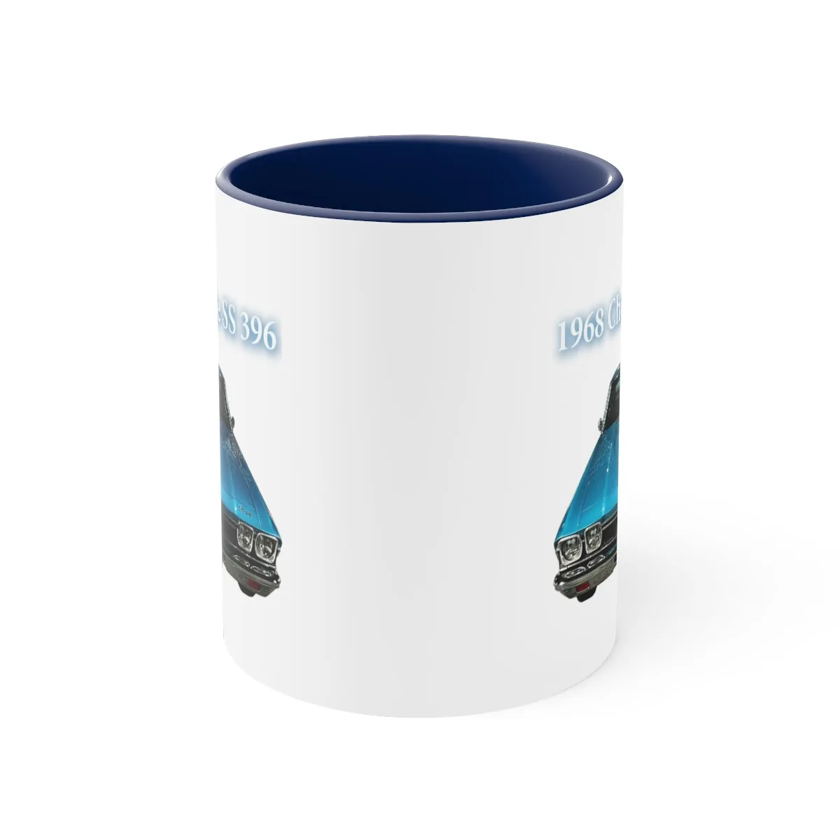 Tripoli Turquoise Chevelle 1968 SS 396 Accent Coffee Mug, 11oz