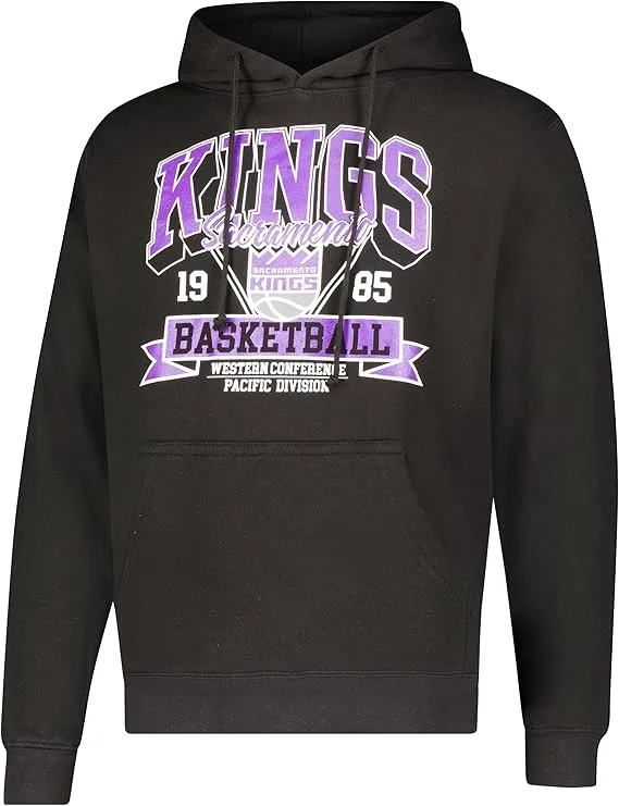 Ultra Game NBA Official Men’s Standard Super Soft Ace Hoodie Sweatshirt, Sacramento Kings, Team Color|Sacramento Kings