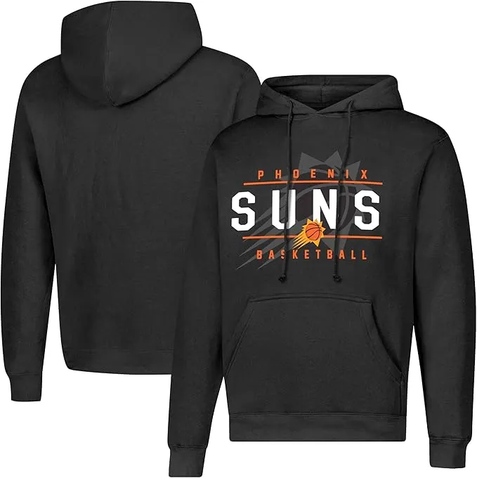 Ultra Game NBA Official Men's Super Soft Get Right Hoodie Sweatshirt, Phoenix Suns, Black|Phoenix Suns