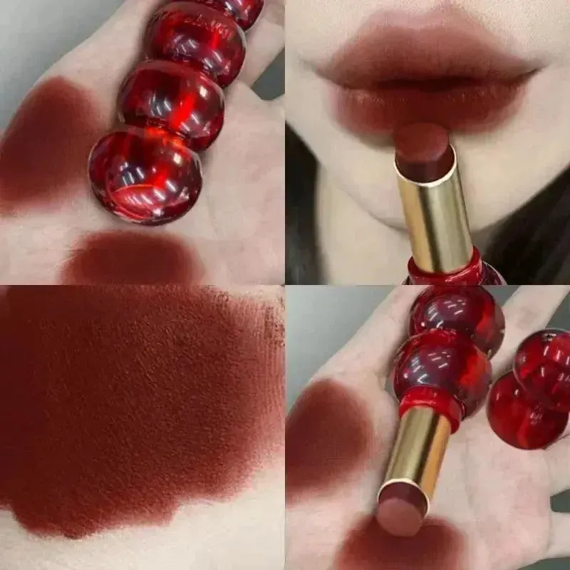 Waterproof Velvet Lipstick - Long-Lasting Matte Nude Lip Tint