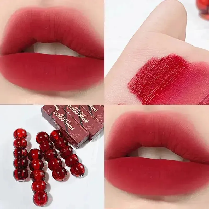 Waterproof Velvet Lipstick - Long-Lasting Matte Nude Lip Tint