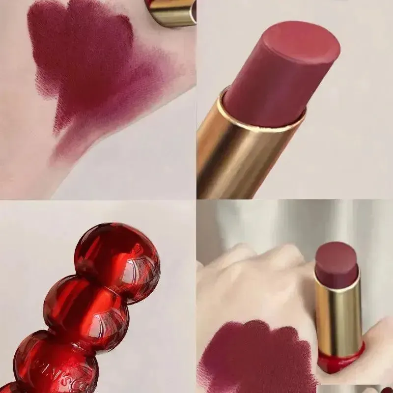 Waterproof Velvet Lipstick - Long-Lasting Matte Nude Lip Tint