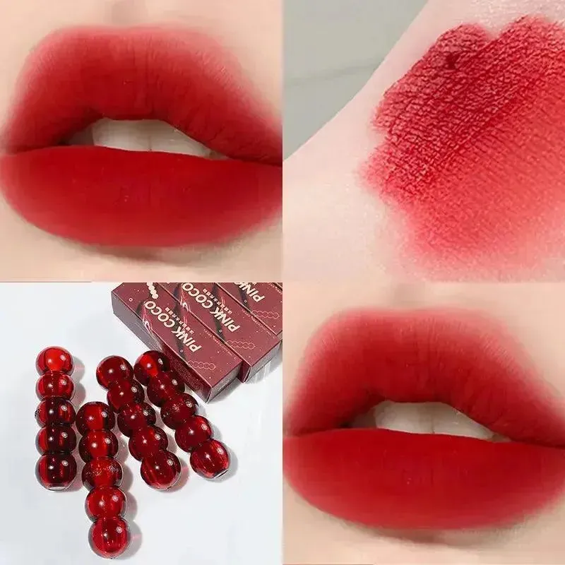 Waterproof Velvet Lipstick - Long-Lasting Matte Nude Lip Tint