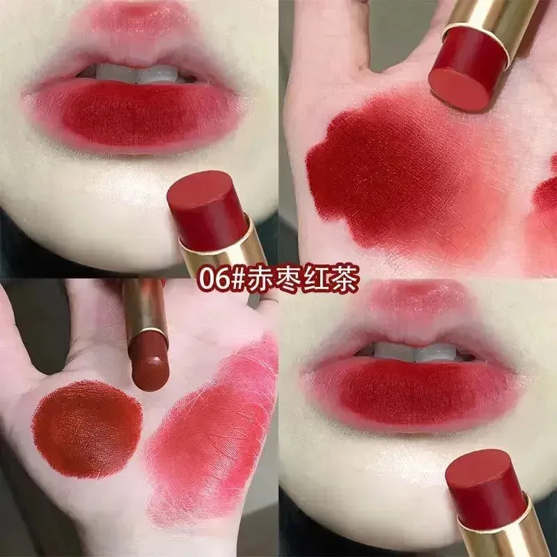 Waterproof Velvet Lipstick - Long-Lasting Matte Nude Lip Tint