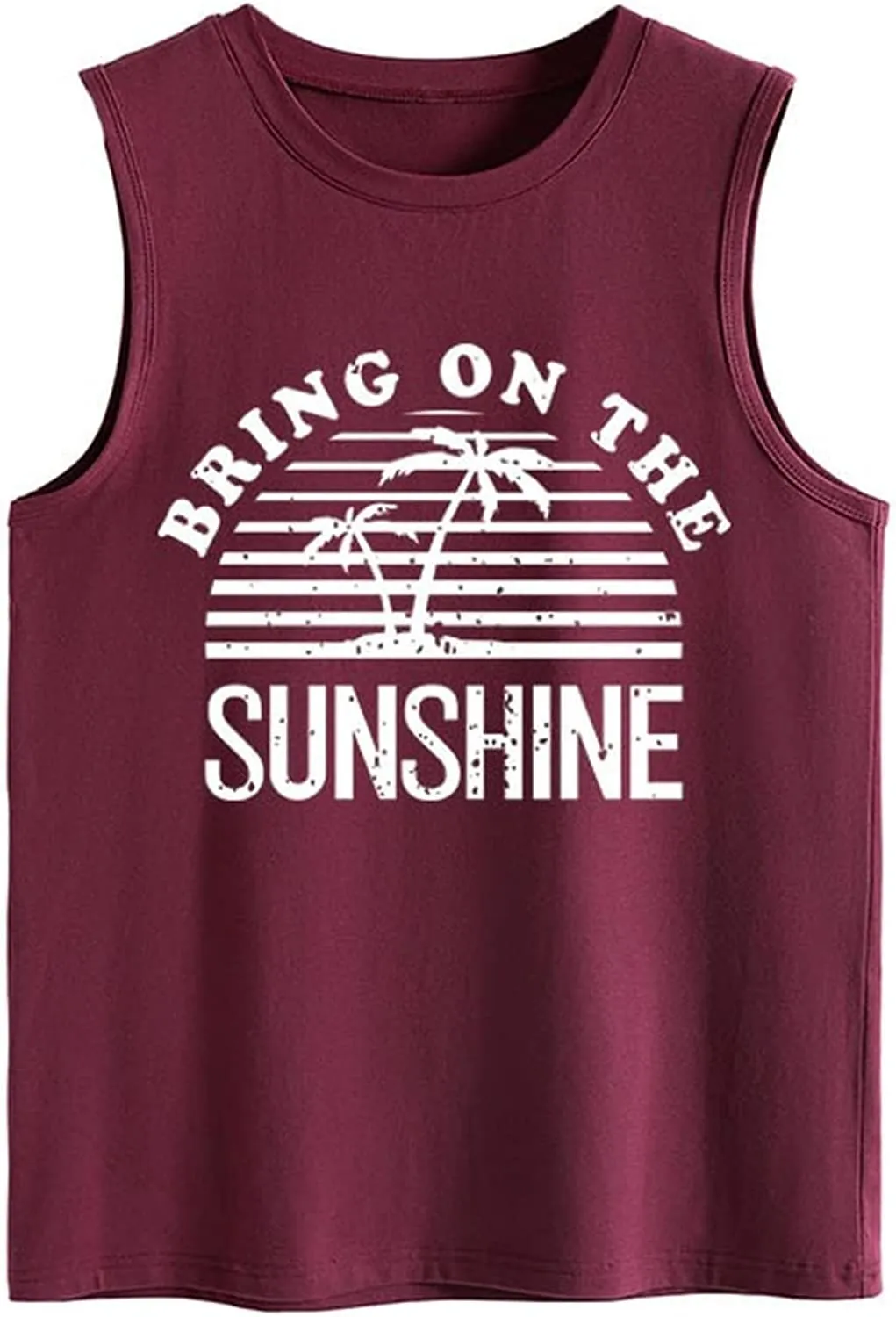 Women Bring On The Sunshine Beach Tank Tops