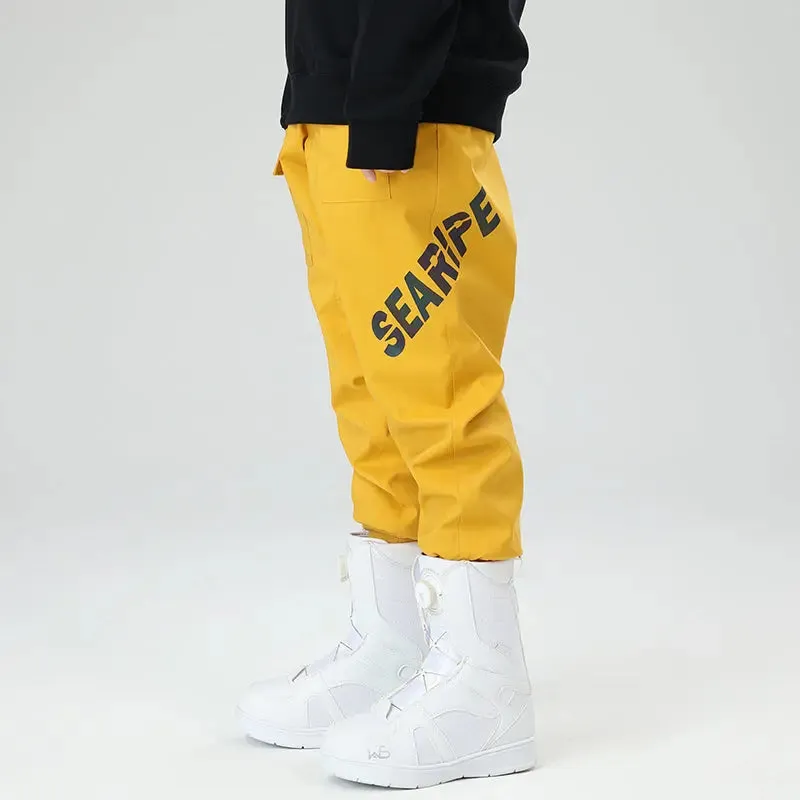 Women Reflective Cargo Ski Pants