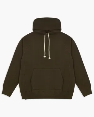 Wonder Looper 876gsm Double Heavyweight French Terry Pullover Hoodie - Khaki Green